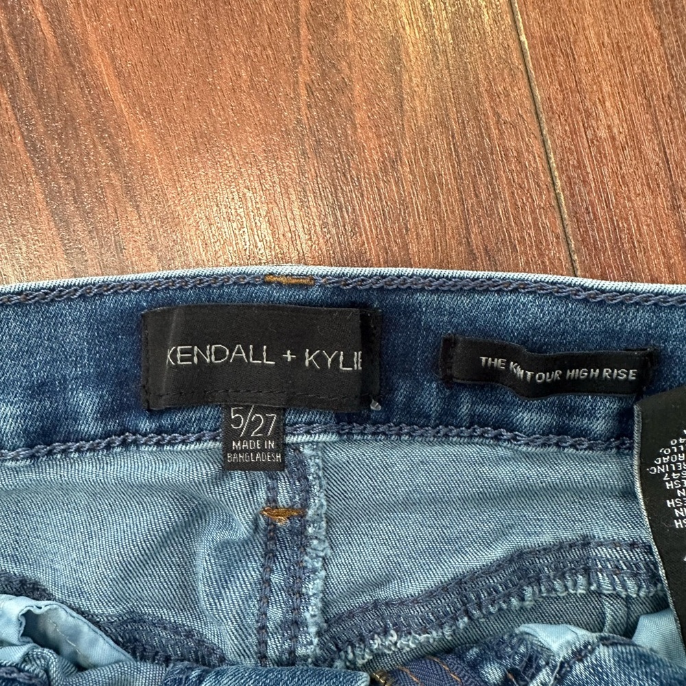 Kendall & Kylie Blue Distressed Skinny Jeans - Picture 3 of 3